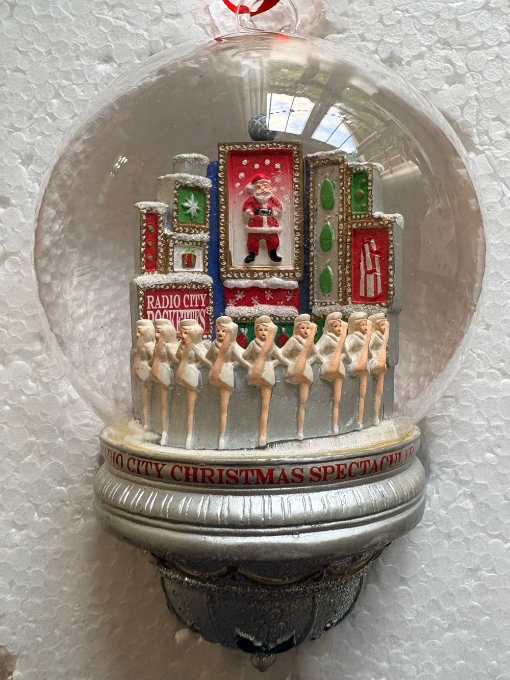 2008 Radio City Christmas Spectacular: The Rockettes Times Square Ornament Globe